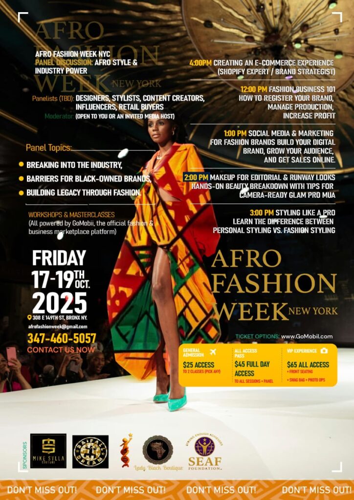 Afro fashion week New York