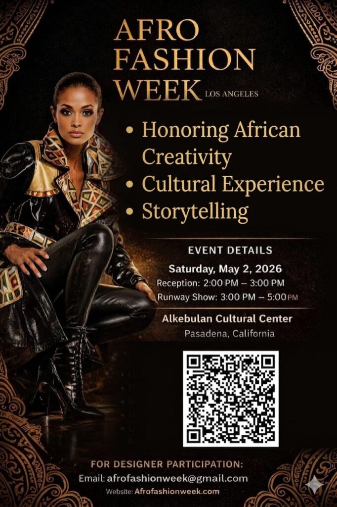 flyer afrofashion week